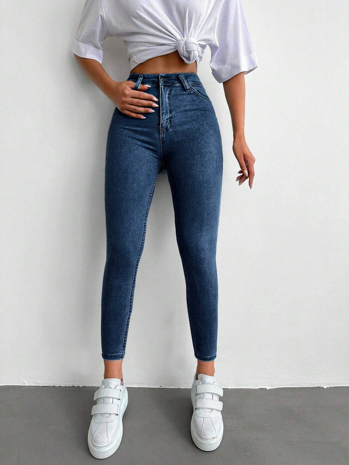 Jeans SHEIN, albastru