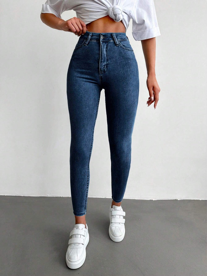 Jeans SHEIN, albastru