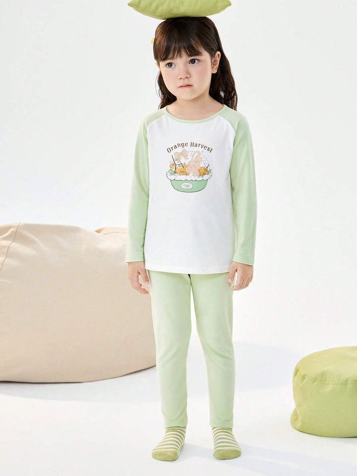 Compleu pijamale SHEIN, verde