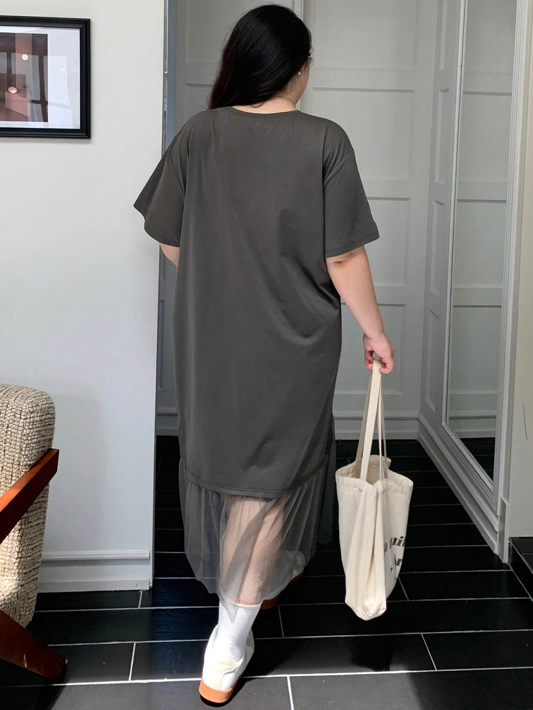 Rochie SHEIN, gri