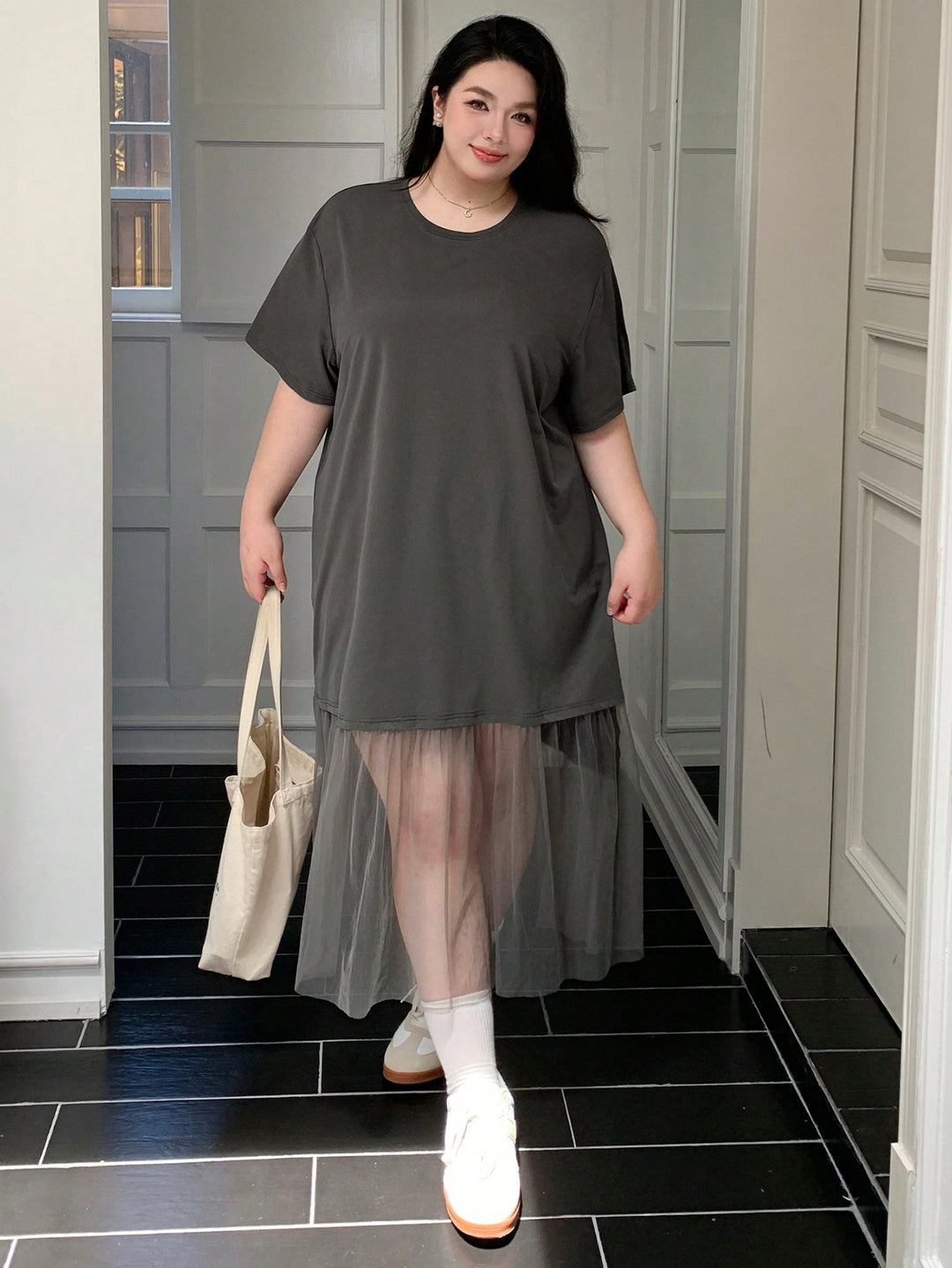 Rochie SHEIN, gri