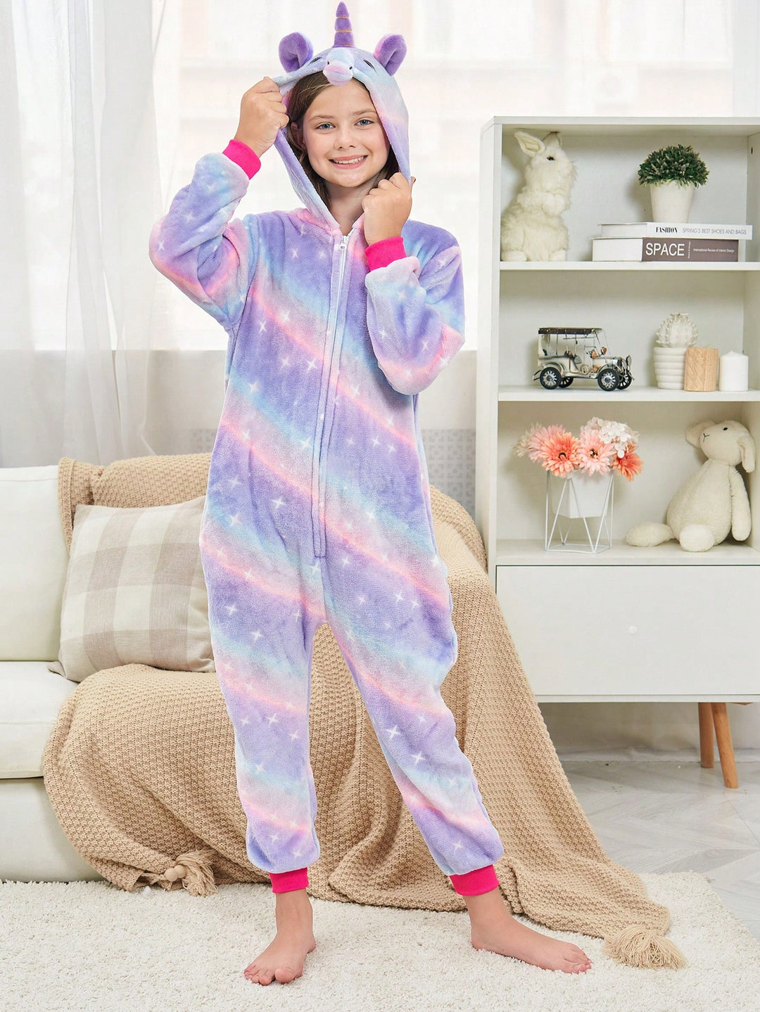Salopetă de pijama SHEIN, mix culori
