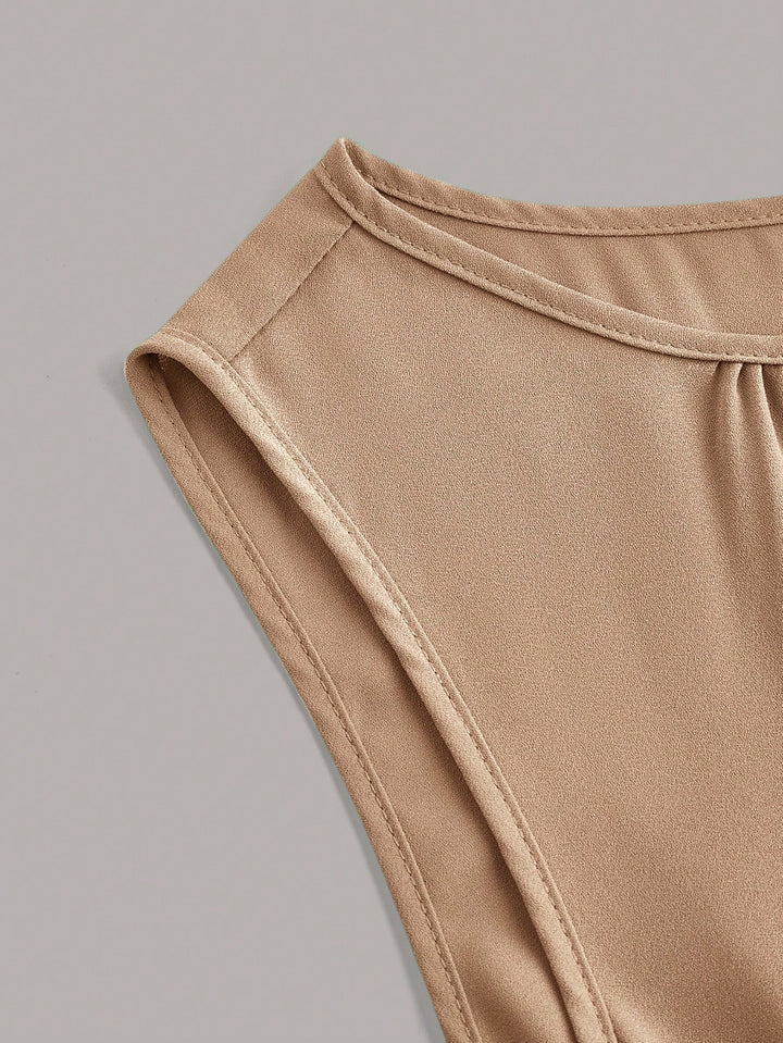 Rochie midi SHEIN, kaki