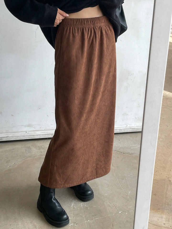 Fustă SHEIN, maro