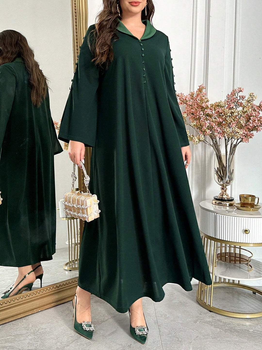 Rochie SHEIN, verde
