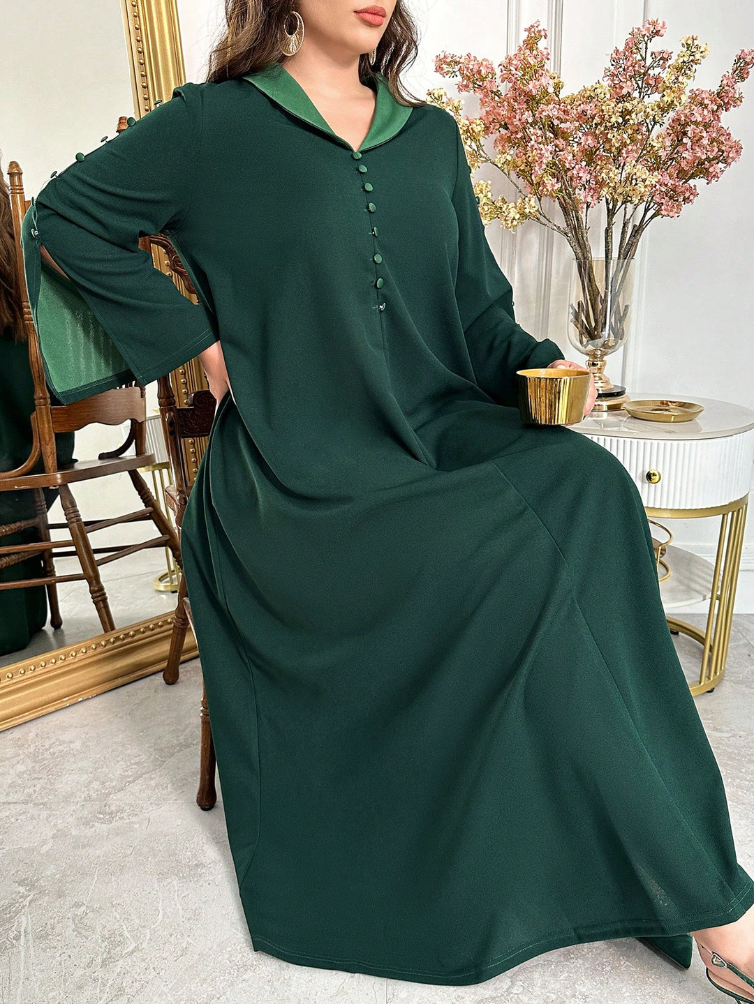 Rochie SHEIN, verde