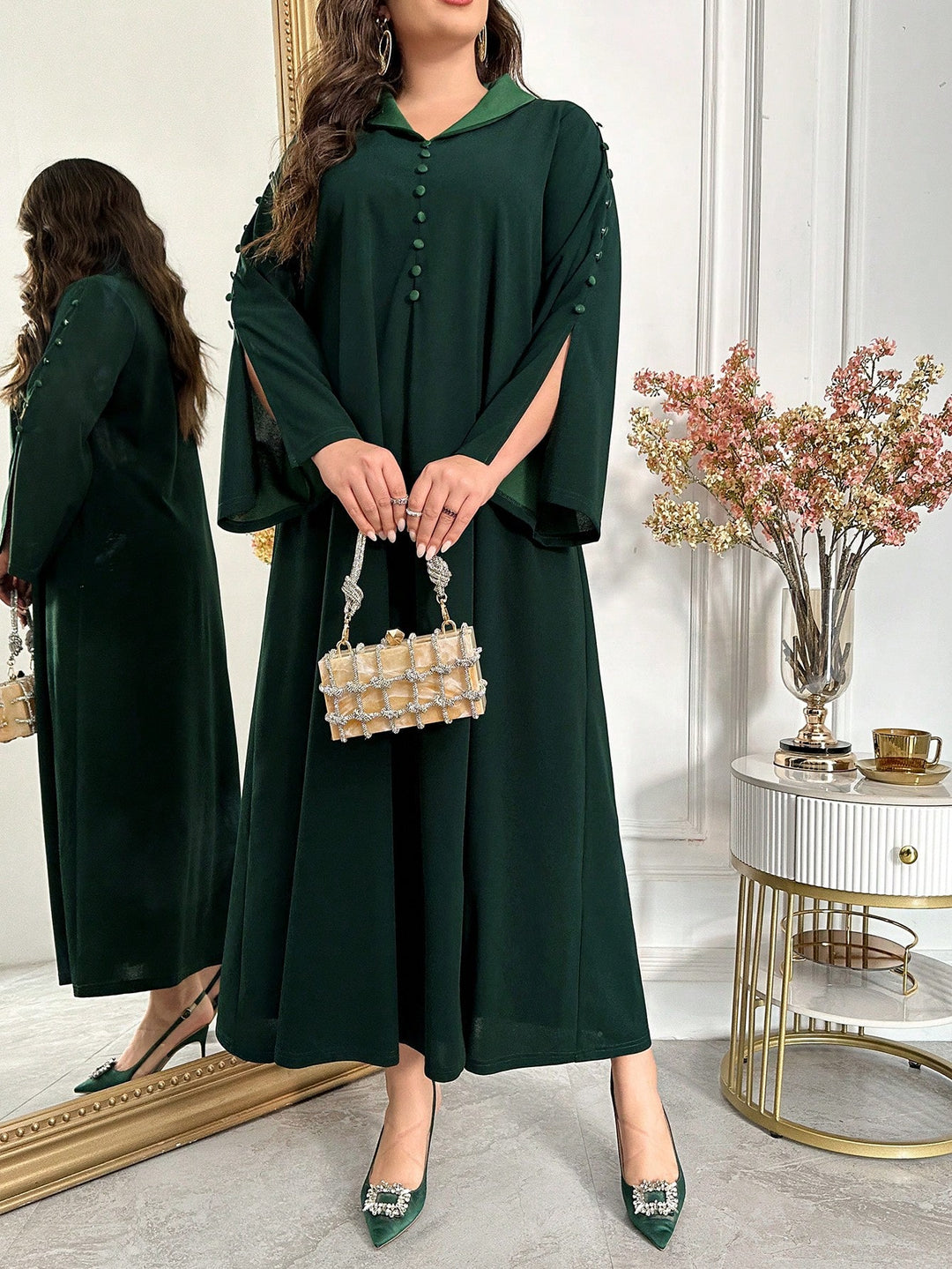 Rochie SHEIN, verde