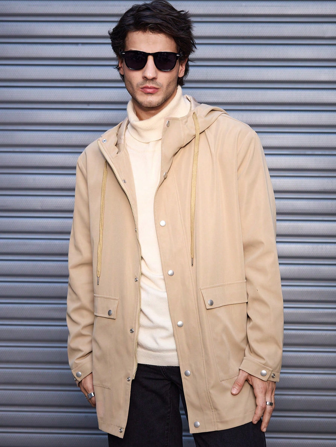 Trench SHEIN, kaki