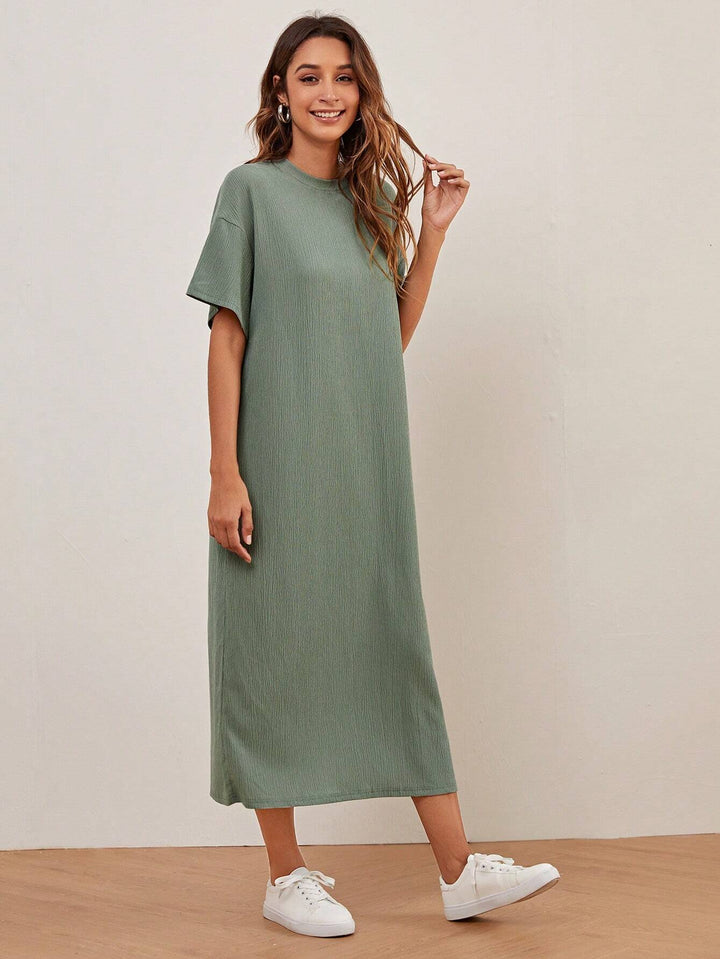 Rochie midi SHEIN, verde