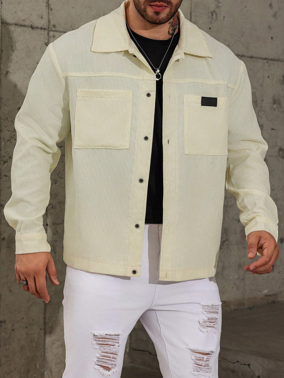 SHEIN dzseki, khaki
