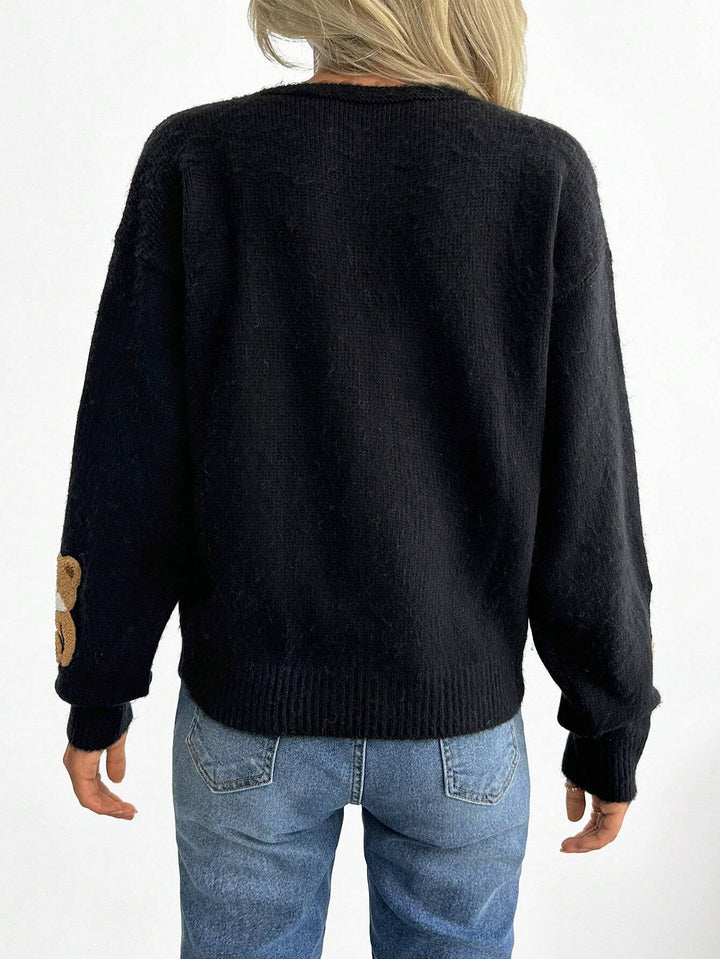 Cardigan SHEIN, negru