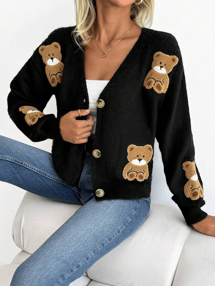 Cardigan SHEIN, negru