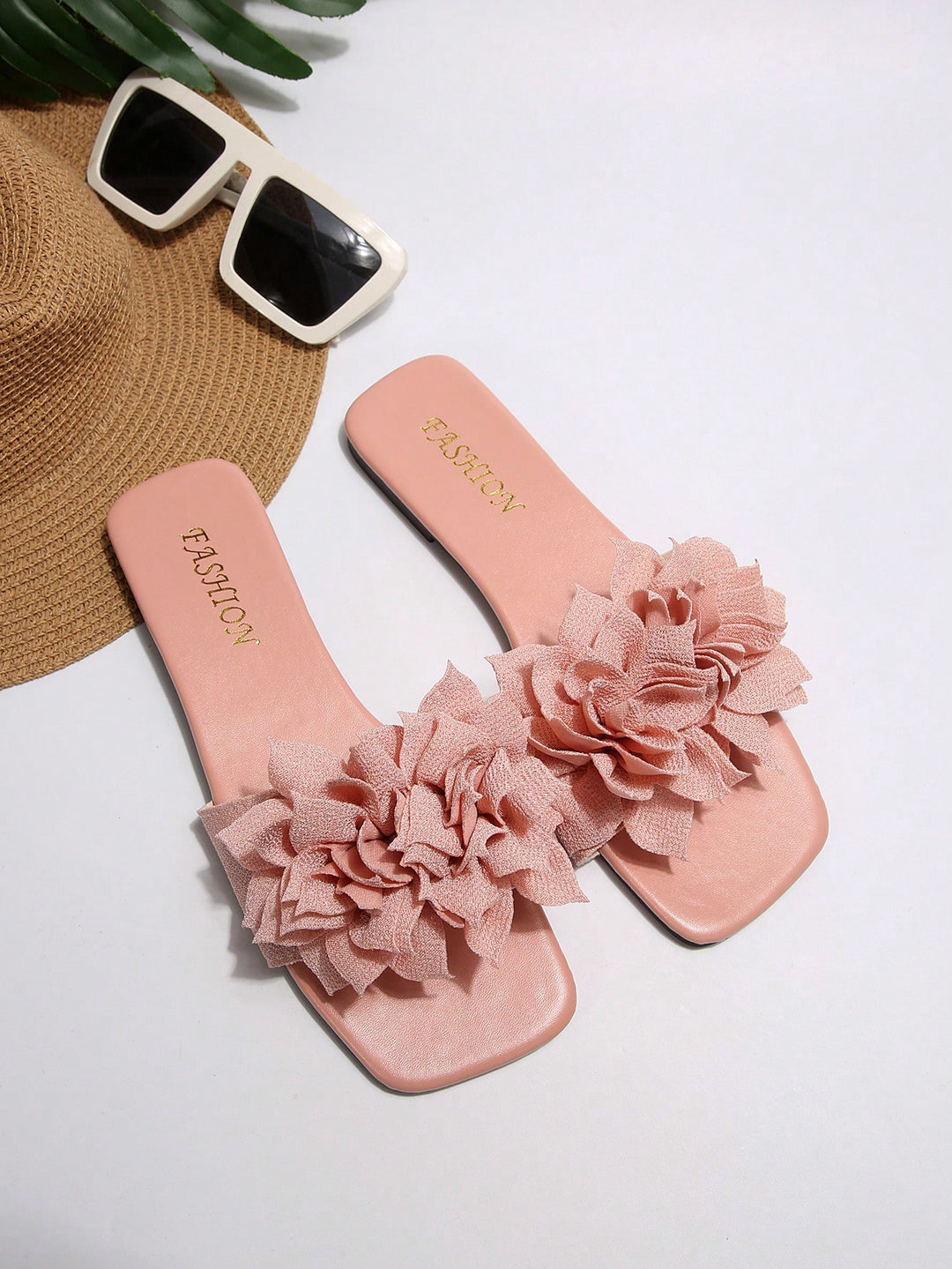 Sandale SHEIN, roz
