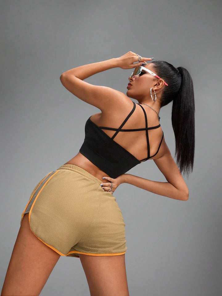 Bustieră sport Shein, negru