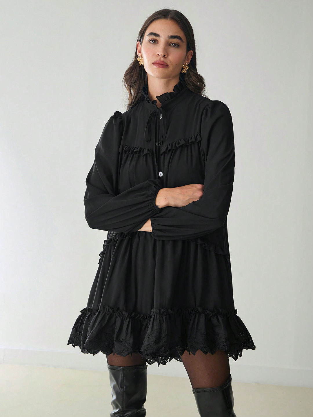 Rochie scurtă SHEIN, negru