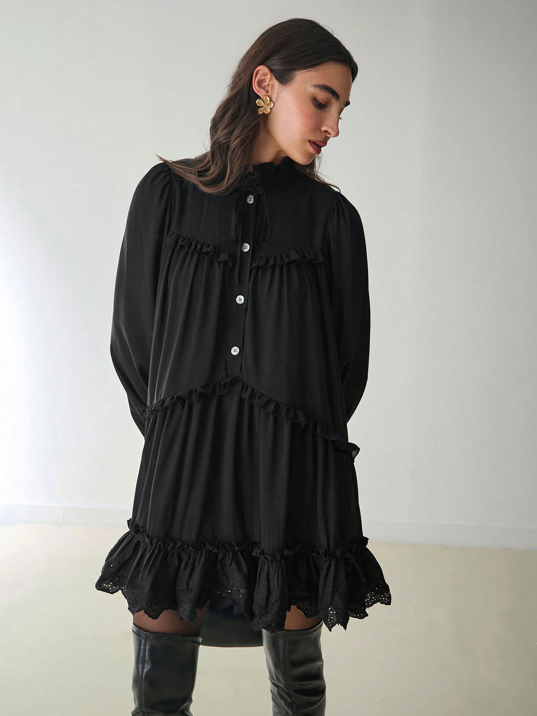 Rochie scurtă SHEIN, negru