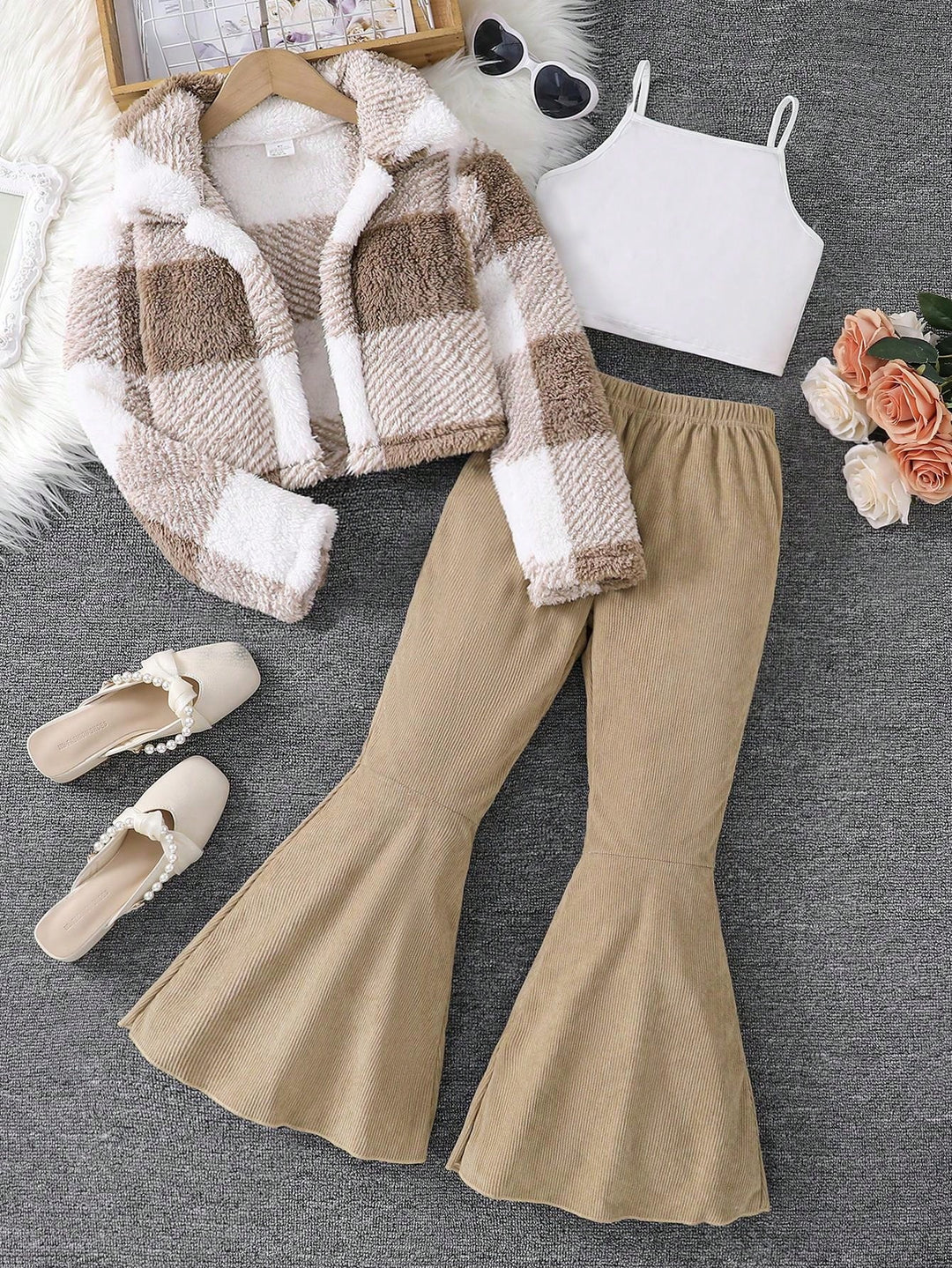 Set haine SHEIN, kaki