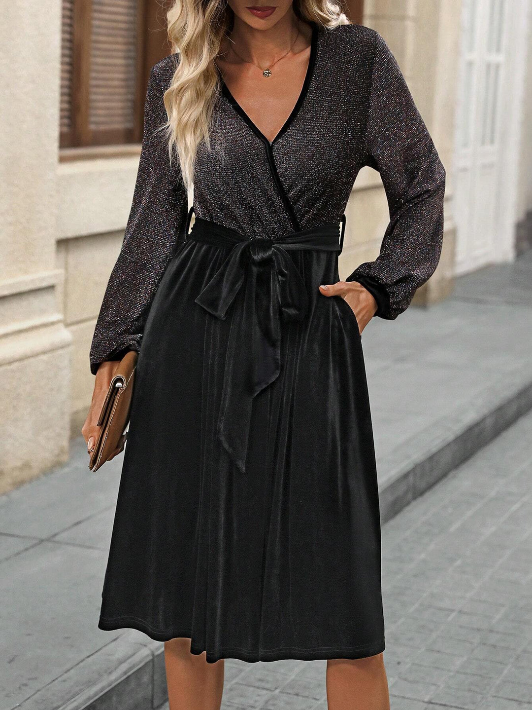 Rochie midi SHEIN, negru