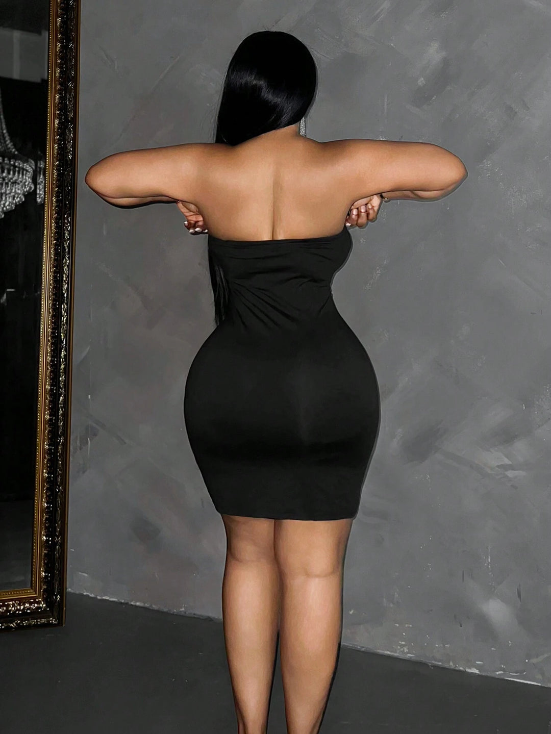 Rochie mini SHEIN, negru