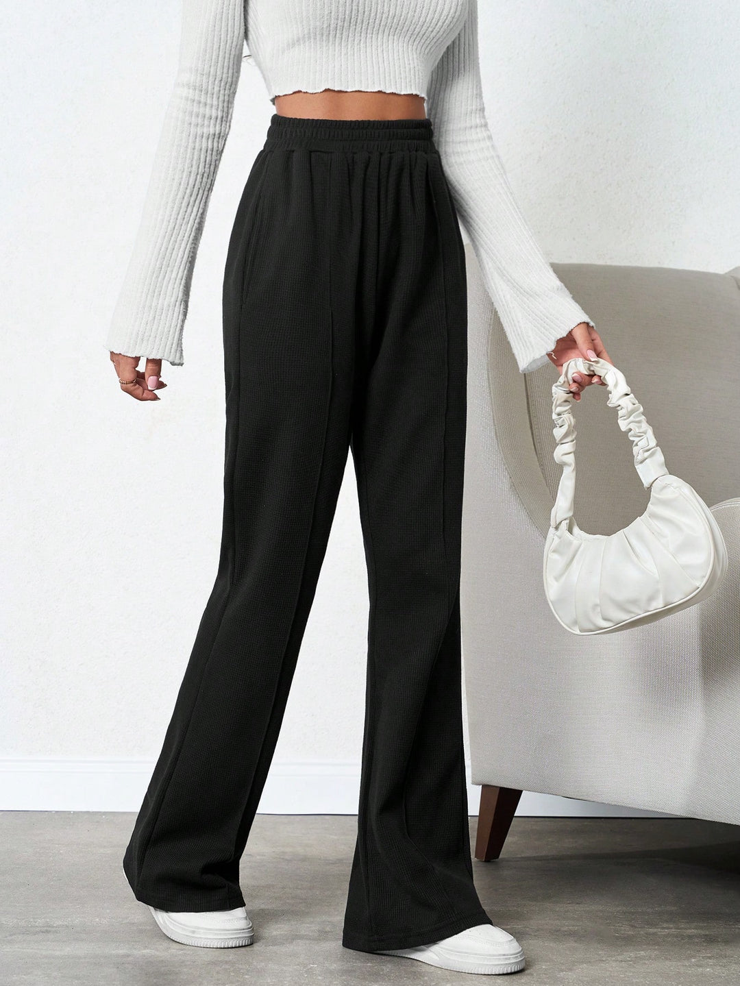 Pantaloni SHEIN, negru