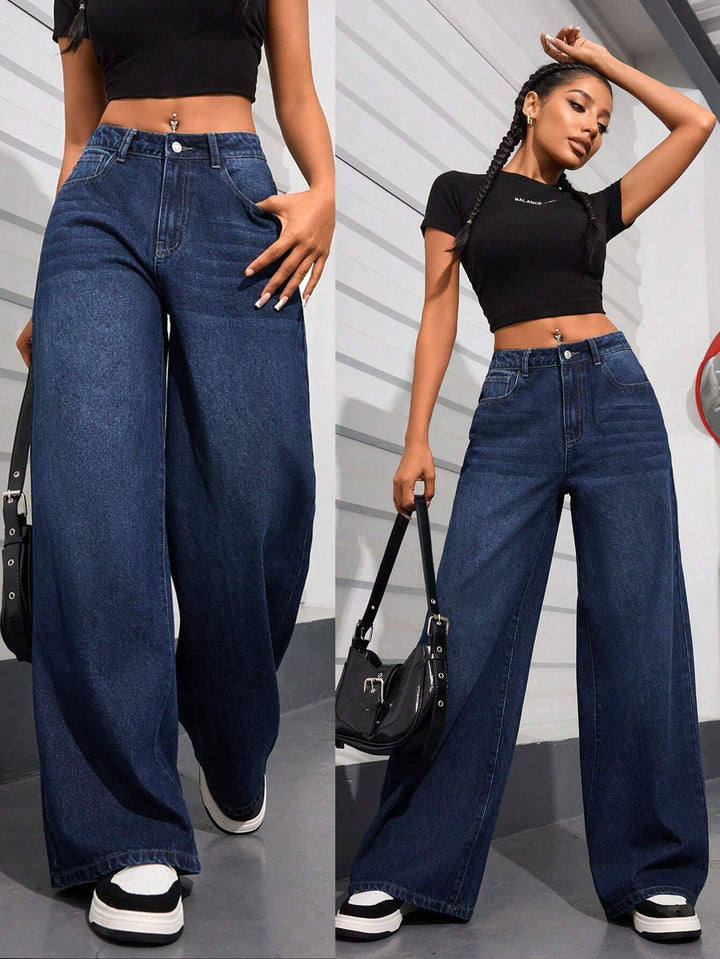 Jeans SHEIN, albastru