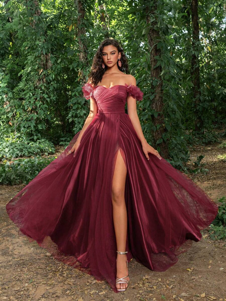 Rochie de ocazie SHEIN, vișiniu