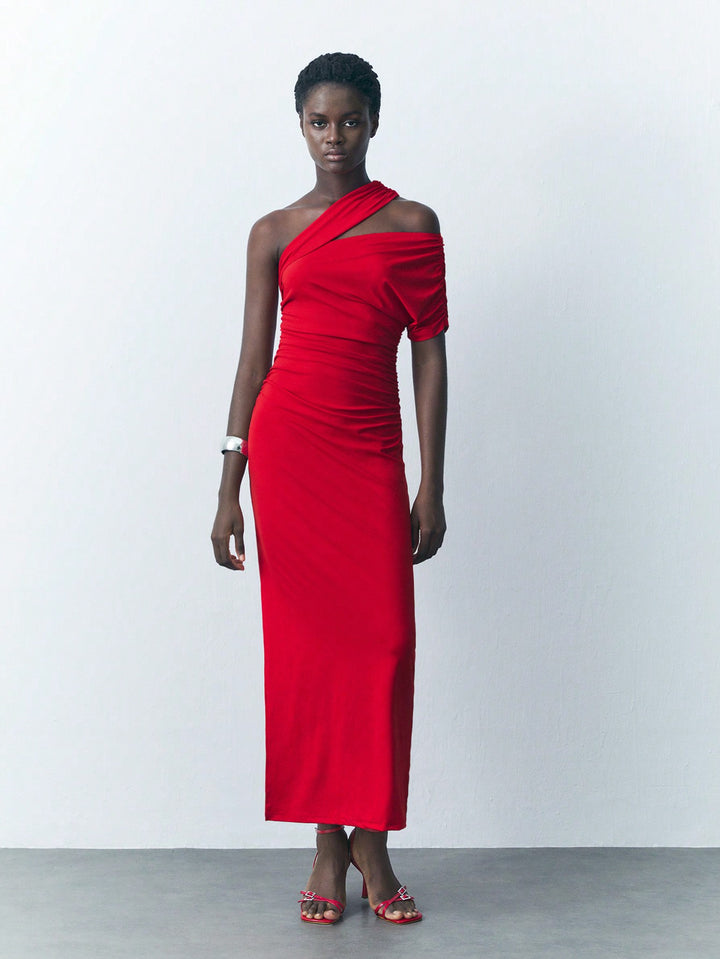 Rochie maxi SHEIN, roșu