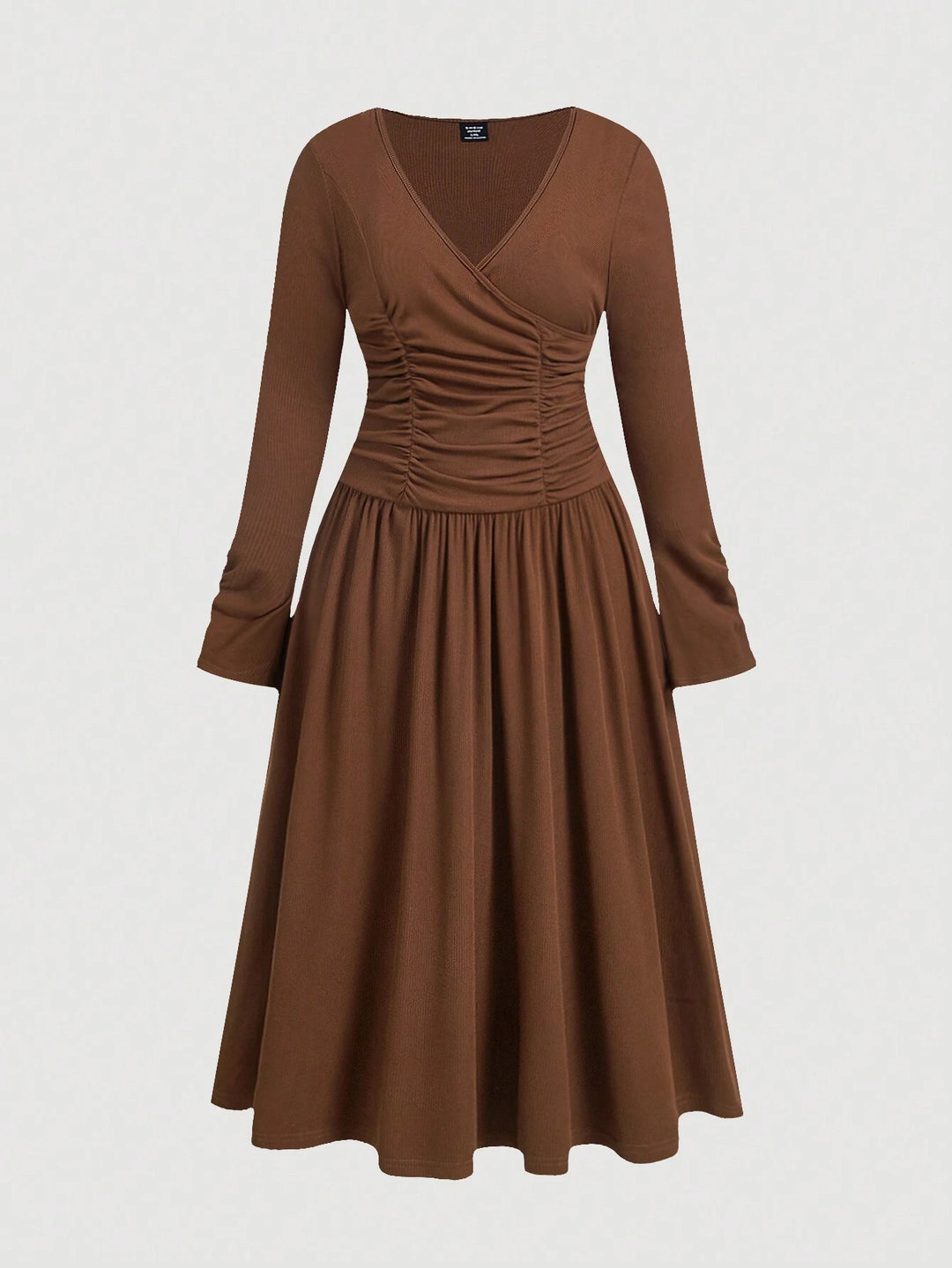 Rochie midi Shein Curve+, maro