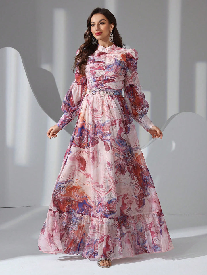 Rochie maxi SHEIN, roz
