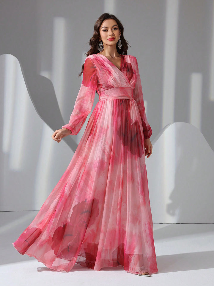 Rochie maxi SHEIN, roz
