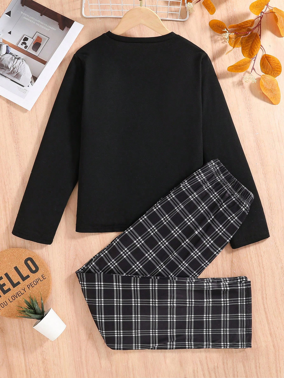 Pijama SHEIN, negru