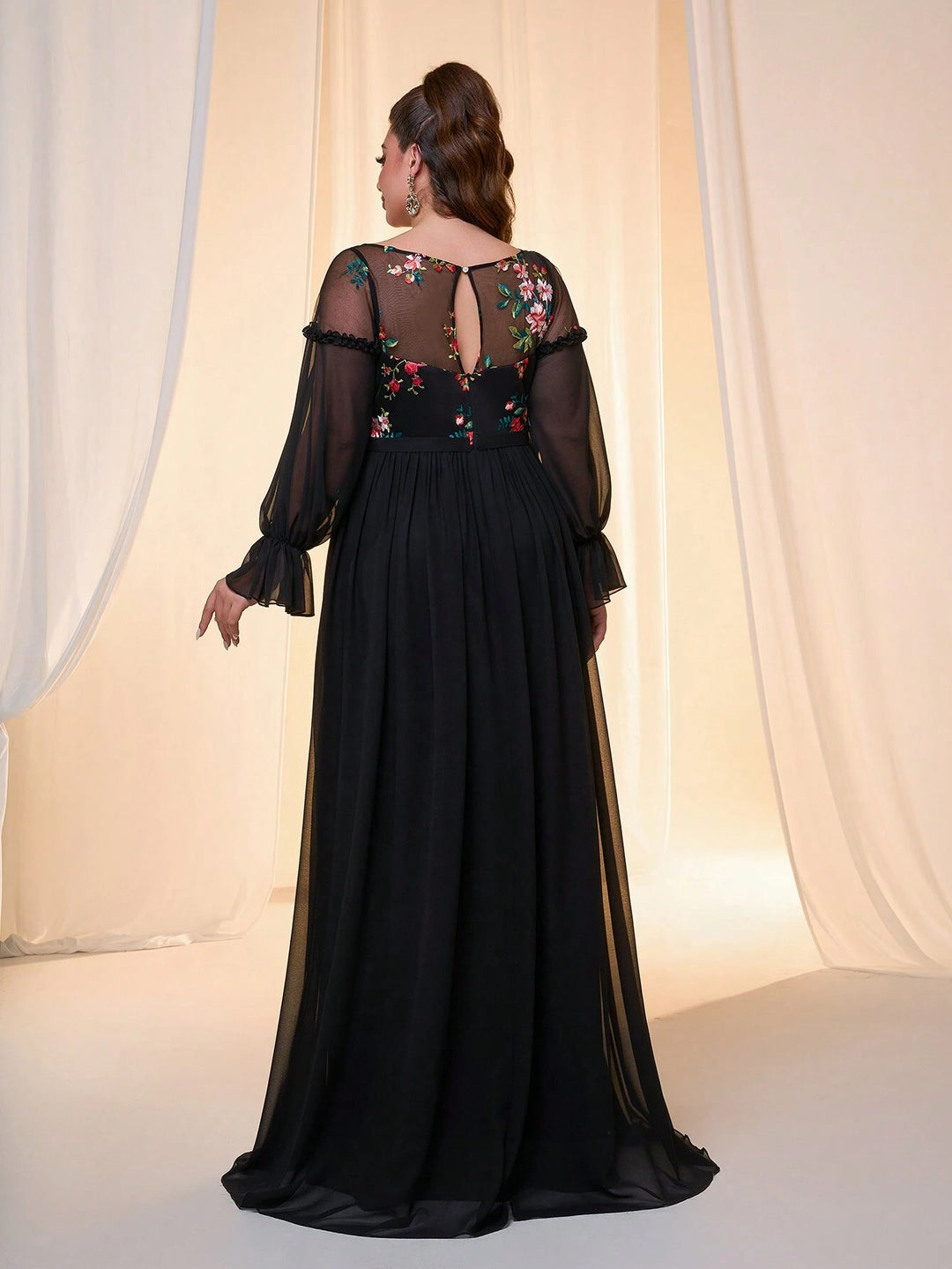 Rochie maxi SHEIN, negru