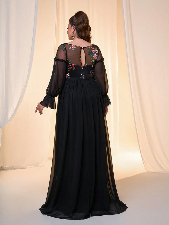 Rochie maxi SHEIN, negru