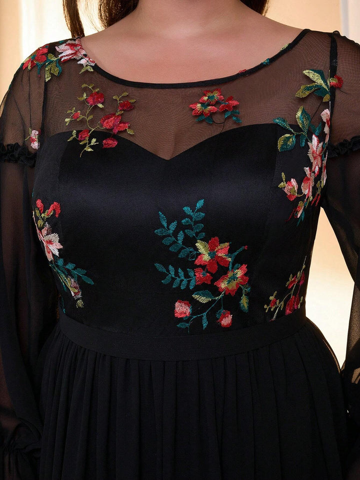 Rochie maxi SHEIN, negru