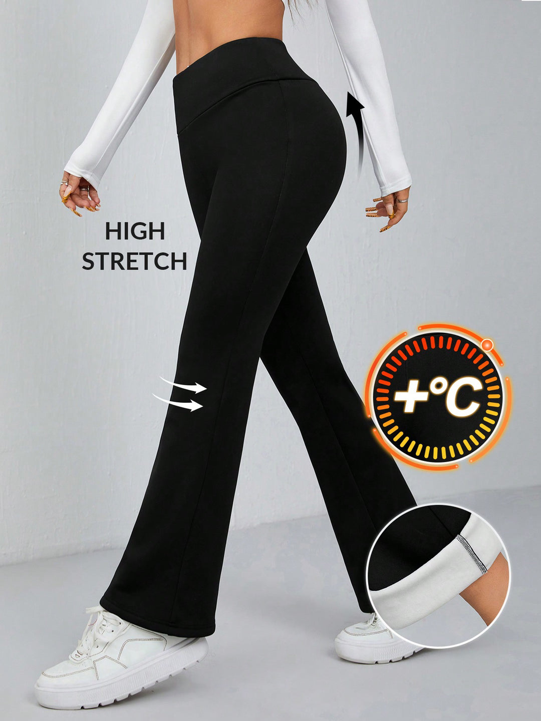 Pantaloni SHEIN, negru