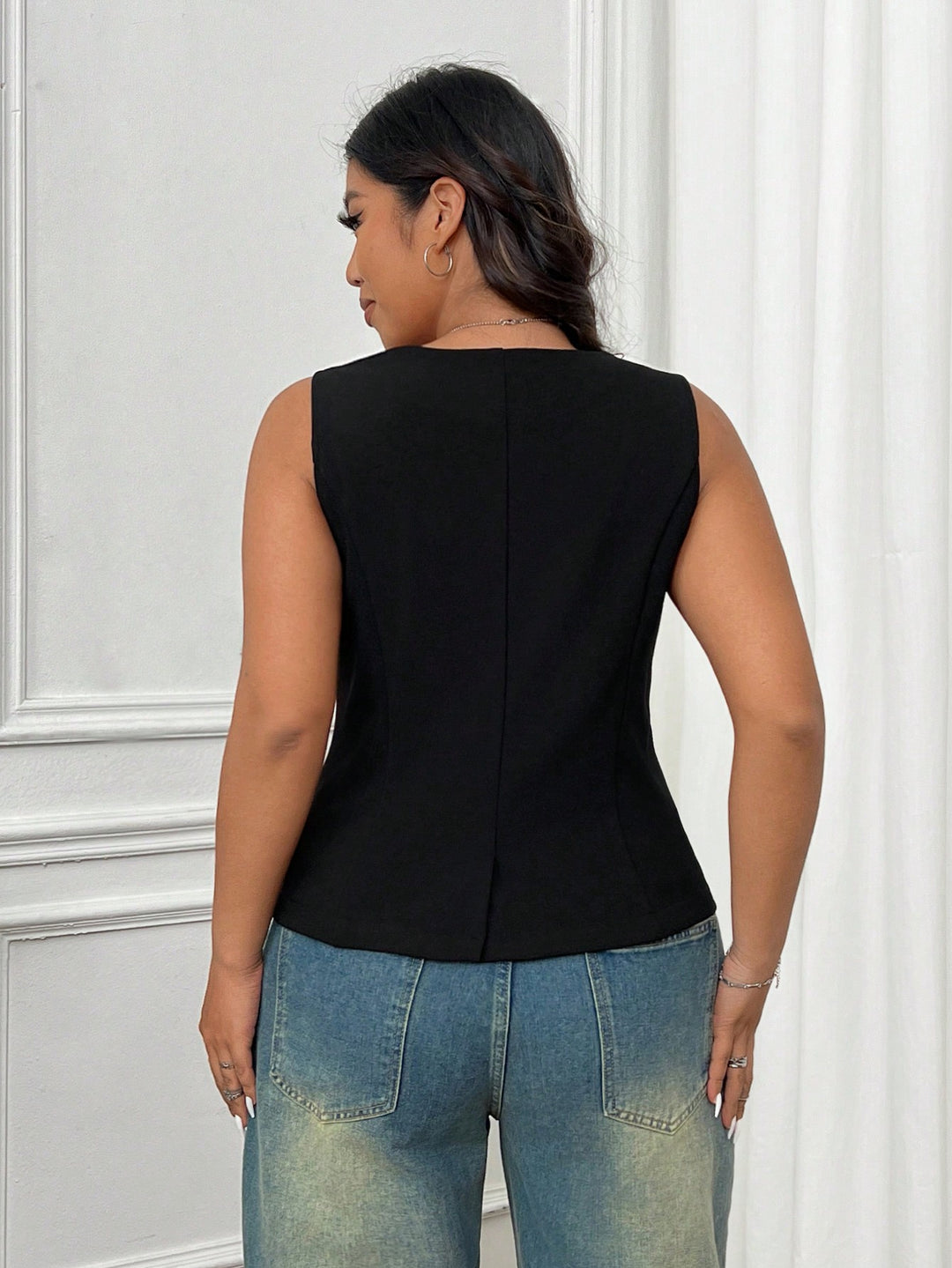 Sacou SHEIN, negru