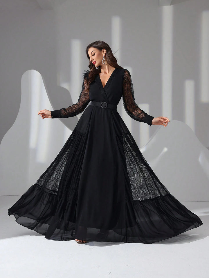 Rochie maxi SHEIN, negru