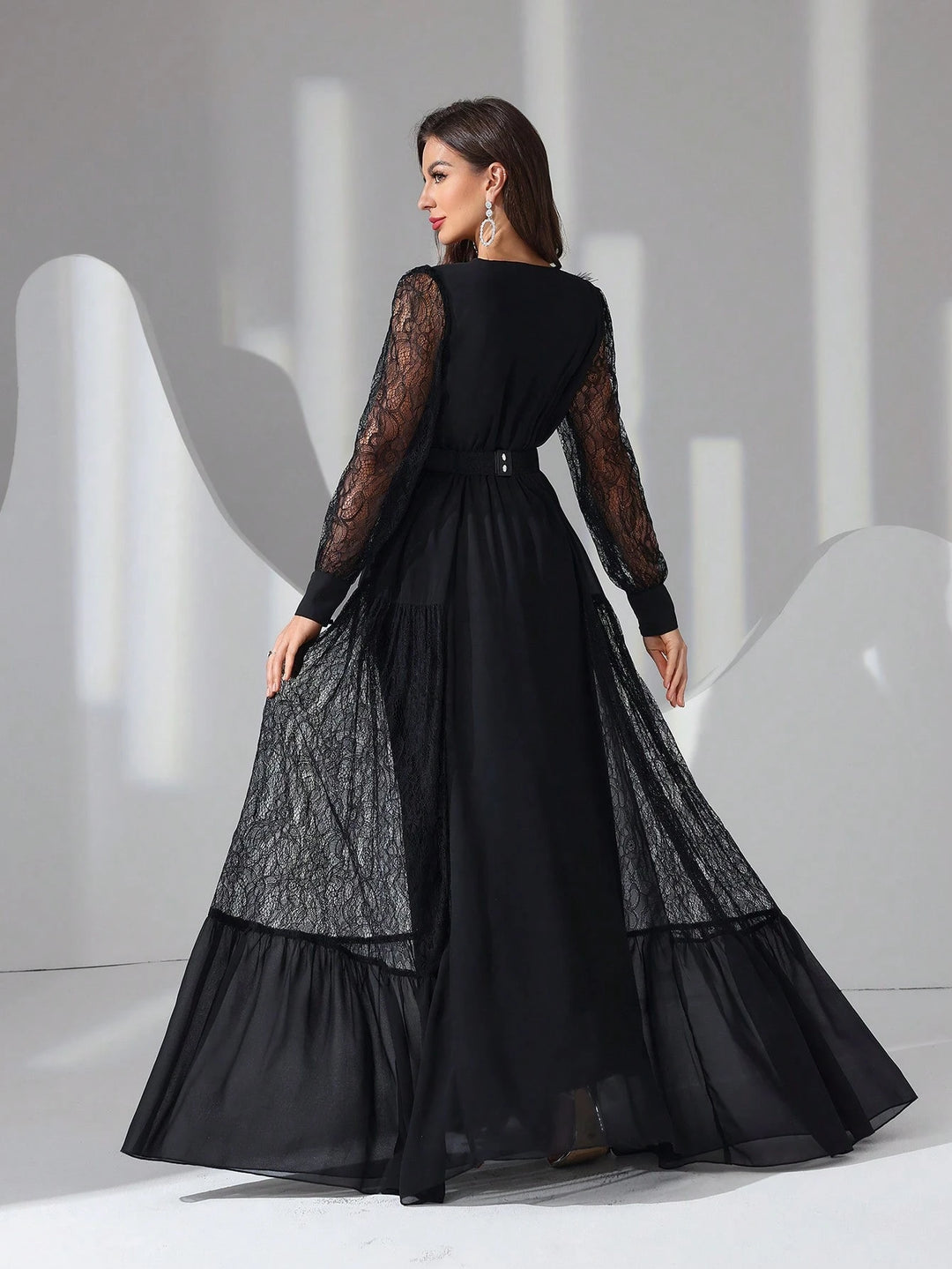 Rochie maxi SHEIN, negru