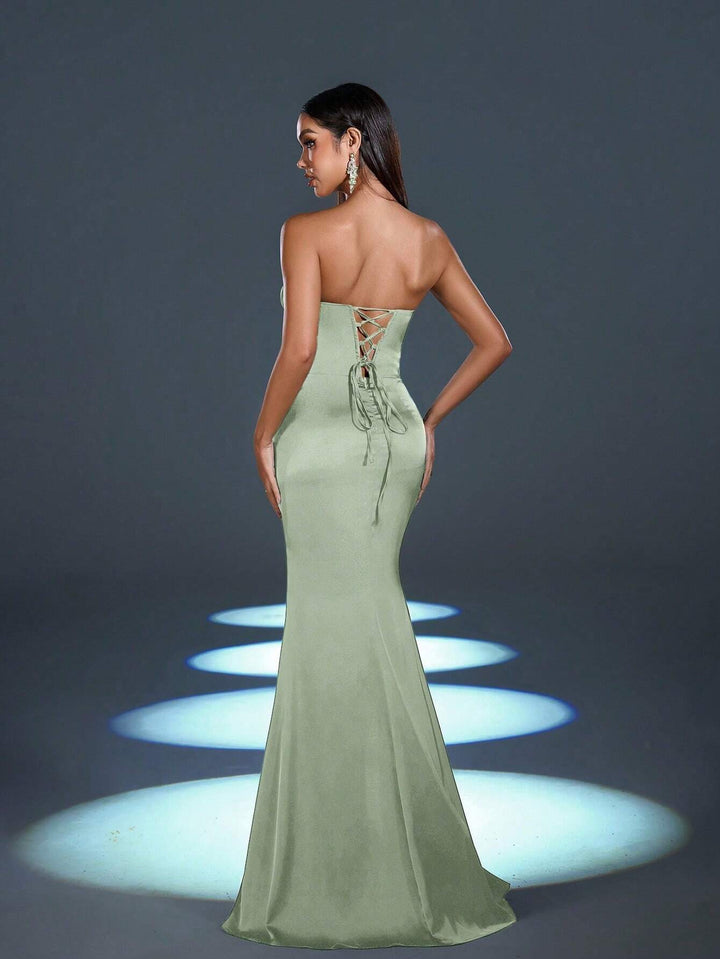 Rochie de ocazie SHEIN, verde