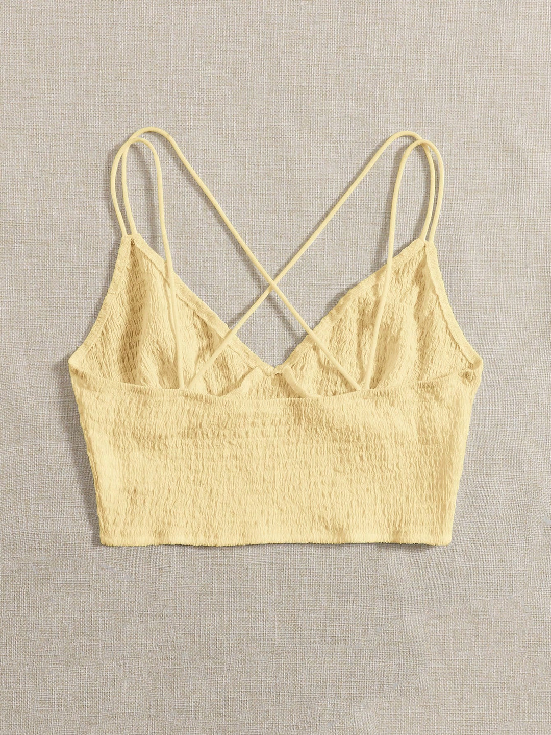 Top SHEIN, galben