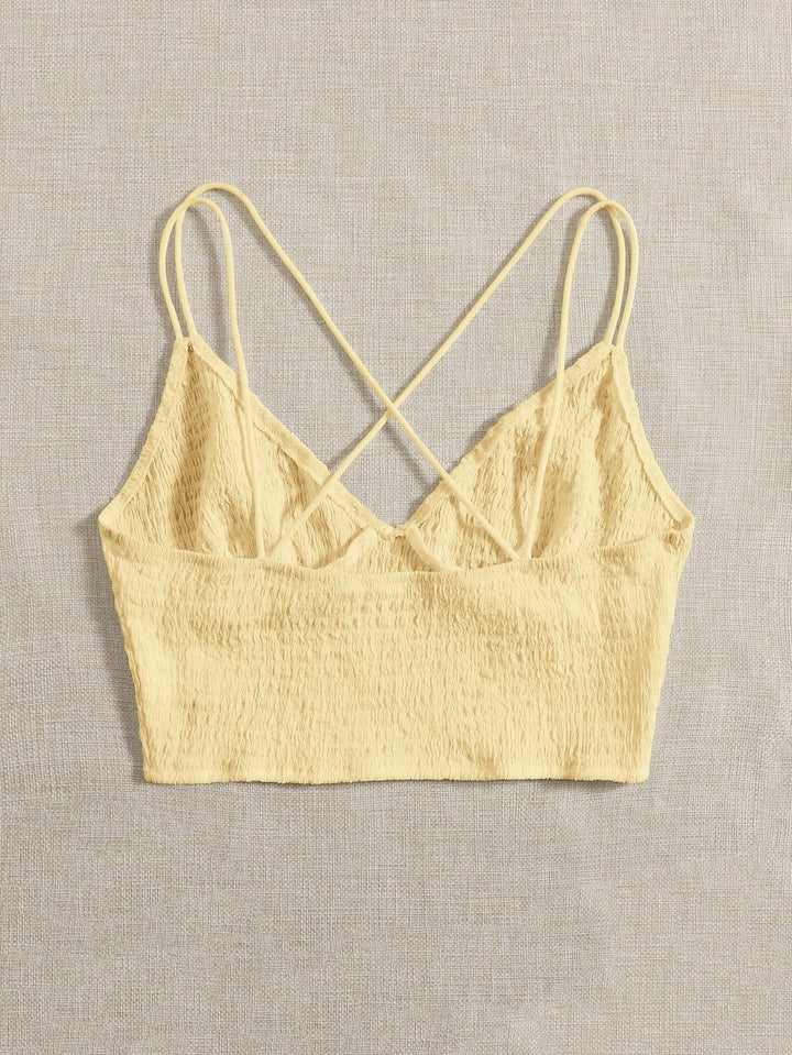 Top SHEIN, galben