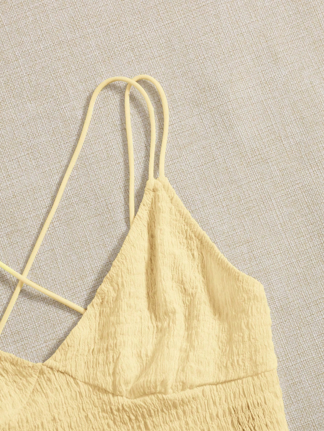 Top SHEIN, galben