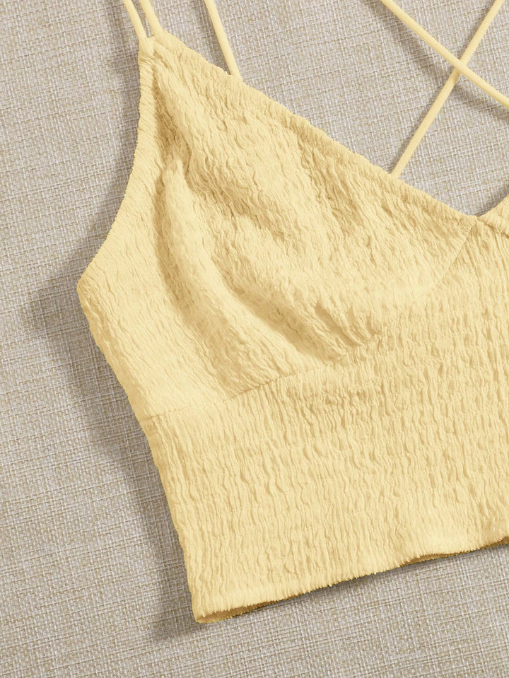 Top SHEIN, galben