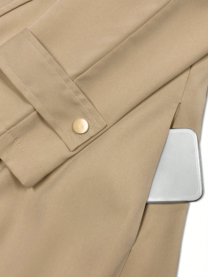 Trench SHEIN, kaki