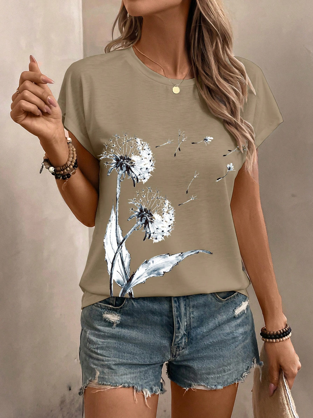 Tricou SHEIN, bej