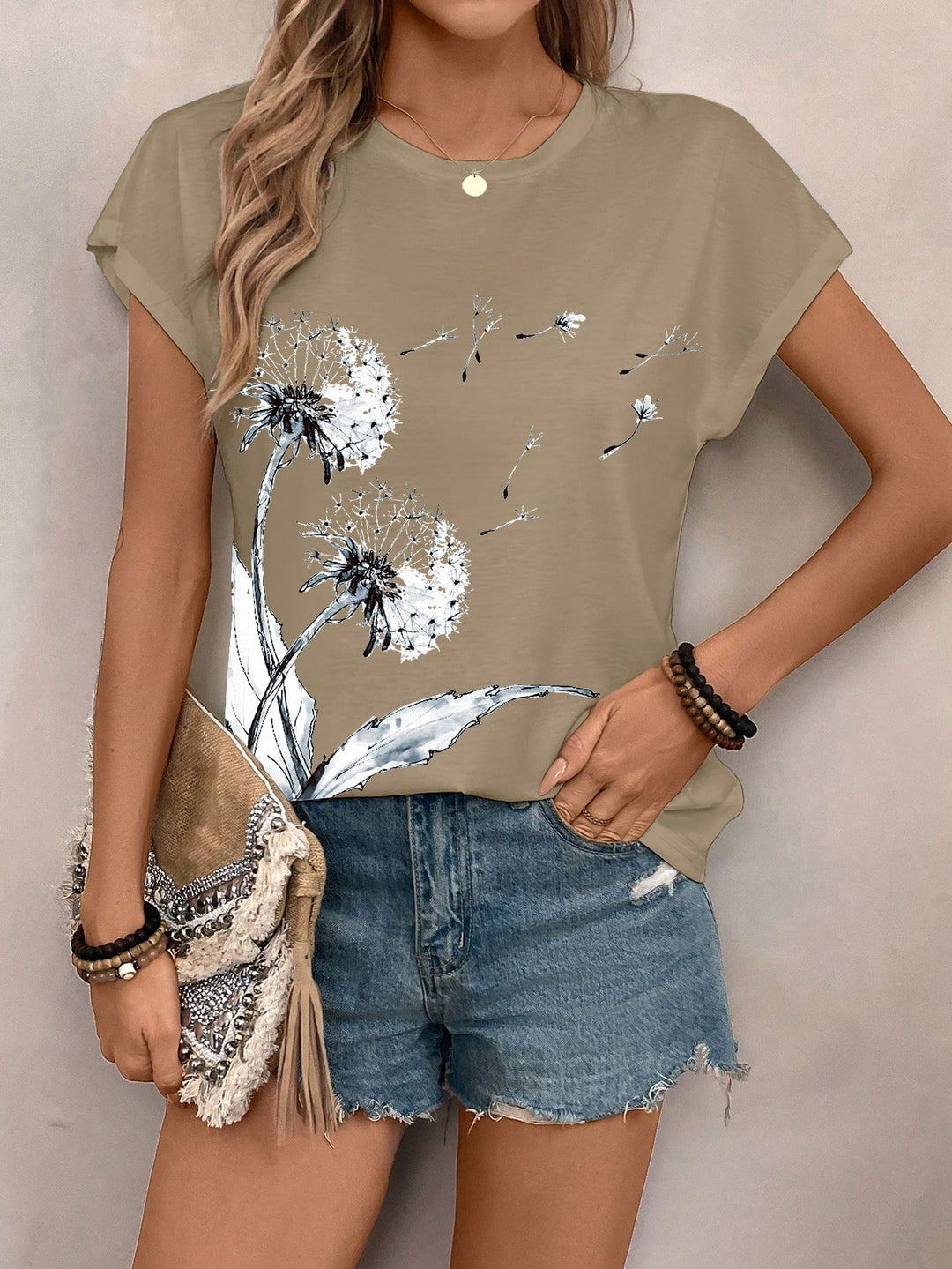 Tricou SHEIN, bej
