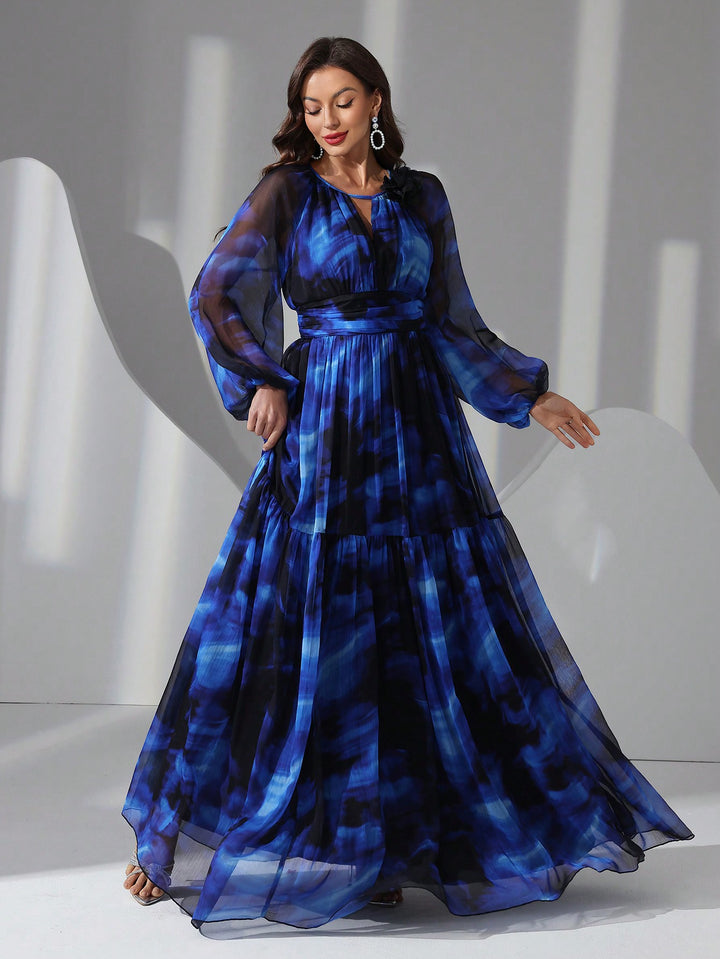 Rochie maxi SHEIN, albastru