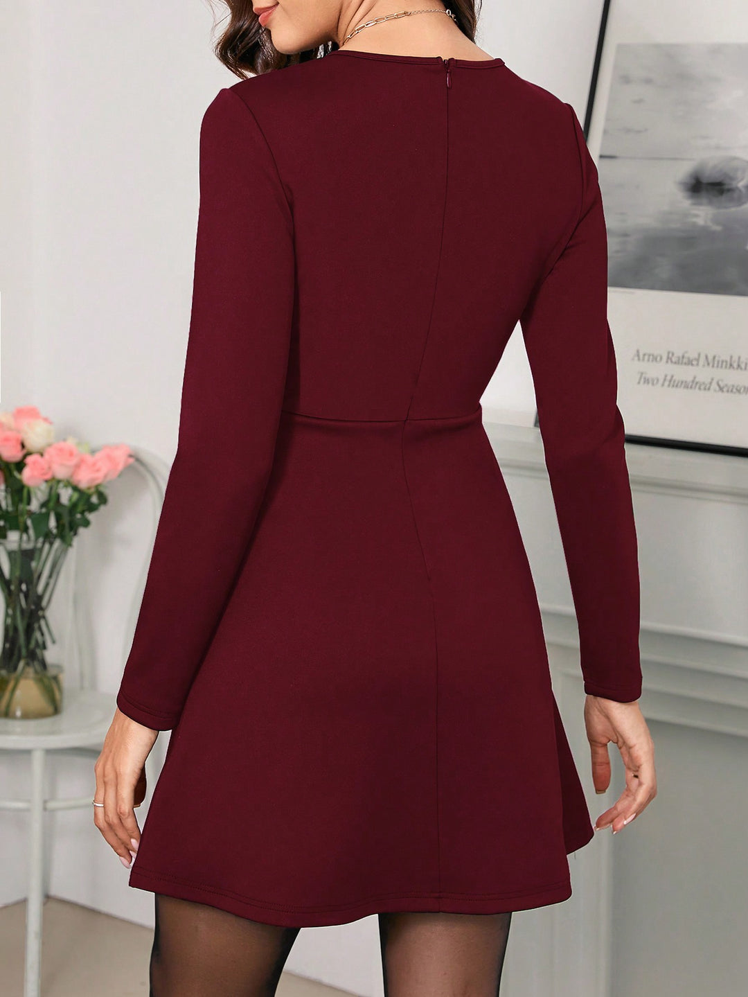 Rochie mini SHEIN, vișiniu