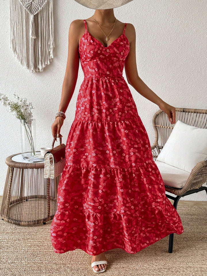 Rochie maxi SHEIN, roșu