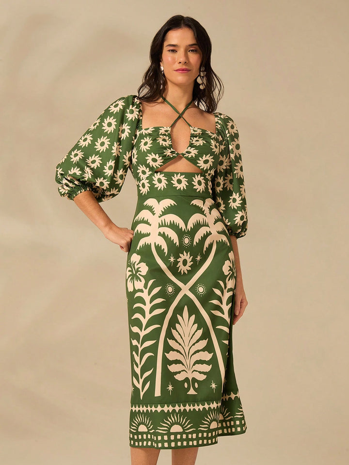 Rochie maxi SHEIN, mix culori